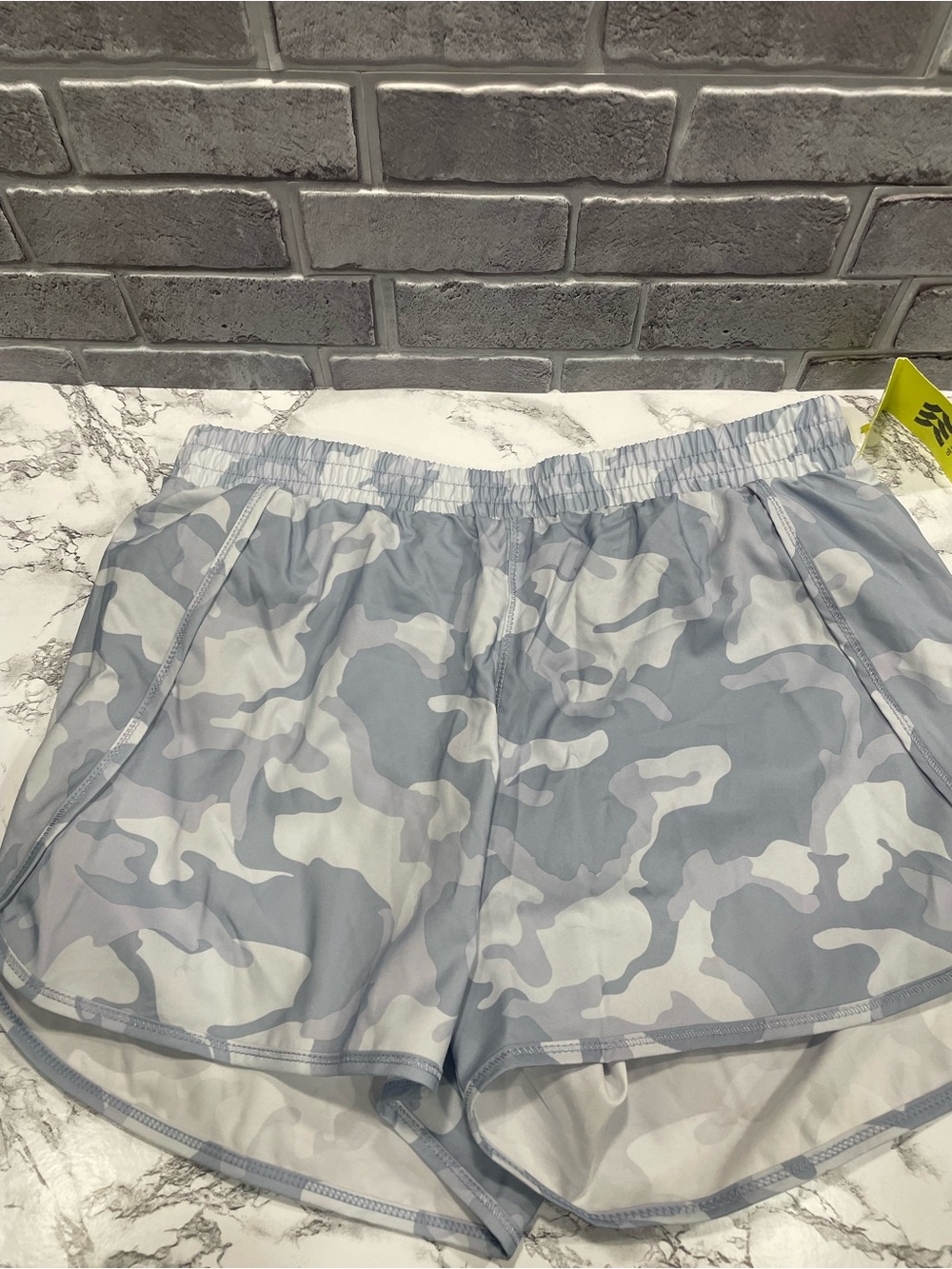 Target Girls Light Gray Camo Athletic Shorts